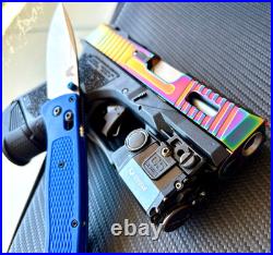 Glock 26 Gen 3 Slide Zaffiri Ported Barrel RMR Cut Complete G26 Upper FREE KNIFE