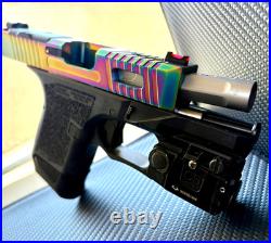 Glock 26 Gen 3 Slide Zaffiri Ported Barrel RMR Cut Complete G26 Upper FREE KNIFE