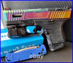 Glock 26 Gen 3 Slide Zaffiri Ported Barrel RMR Cut Complete G26 Upper FREE KNIFE