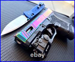 Glock 26 Gen 3 Slide Zaffiri Ported Barrel RMR Cut Complete G26 Upper FREE KNIFE