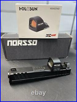 Glock 26 Gen3-4 NORSSO SPEC OPS Slide HOLOSUN 407A3 GGP BARREL Complete