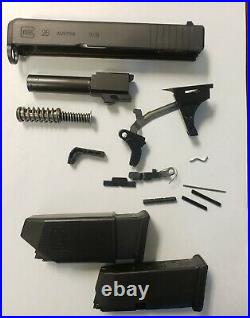 Glock 26 Gen3 OEM Slide and Lower Parts Kit BRAND NEW Complete Built Kit 9mm