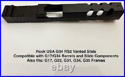 Glock 34 Complete OEM Slide, Lower Parts Kit, Additional Slide, And Spare Parts