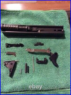 Glock 43 43x Complete Slide Assembly With Polish Lower Parts Group Kit. SS80 P80