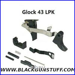 Glock 43 G43 Complete Lower Parts 9-MM LPK SS/80 Poly/Mer Kit OEM PF-9