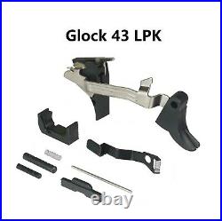 Glock 43 G43 Complete Lower Parts 9-MM LPK SS/80 Poly/Mer Kit OEM PF-9