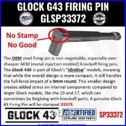 Glock 43 Upper Part Kit OEM G43 UPK Complete