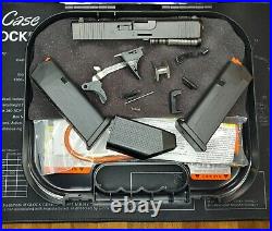 Glock 43X OEM Complete Slide Barrel Upper & LPK Frame Parts Kit & 2 Magazines b