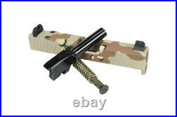 Glock 43x MOS RMSC Optic Ready Complete Slide Suppressor Sight Desert Multicam