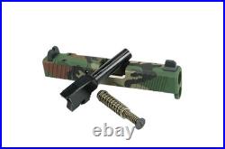 Glock 43x MOS RMSC Optic Ready Complete Slide Suppressor Sight M81 cerakote