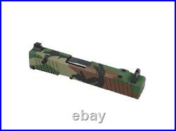 Glock 43x MOS RMSC Optic Ready Complete Slide Suppressor Sight M81 cerakote