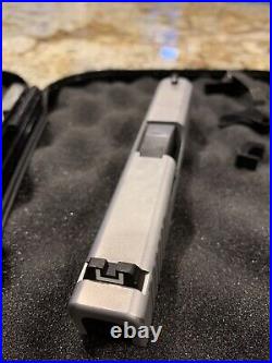Glock 43x Silver Complete Upper And Lower Parts Kit