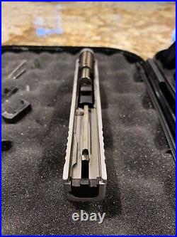 Glock 43x Silver Complete Upper And Lower Parts Kit