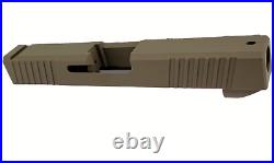 Glock 48 Complete FDE Slide Part Kit Gold TiN Barrel Sights G 43 43x G43 SS 9MM