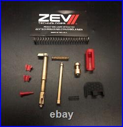 Glock Gen 1-4 GOLD Zev AM Slide Kit UPK MOS 19x 17 34 35 23 22 26 27 31 24K nTiN