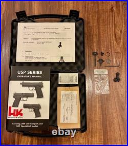 H&K HK USP 45 Expert Complete Slide Assembly Kit with Case and all Accessories