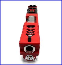 HTA Glock 26 Gen 1-3 Venom Firehouse Red Slide Complete Stainless Barrel RMR Cut