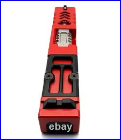 HTA Glock 26 Gen 1-3 Venom Firehouse Red Slide Complete Stainless Barrel RMR Cut