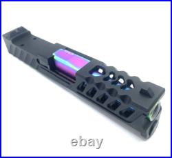 HTA Mock 2 Glock 43 & 43x Gen3 Black Slide with RMSC Optic Cut Chameleon Barrel