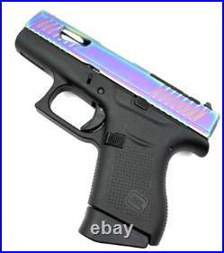 HTA PVD Chameleon Glock 43 43x Complete W3 RMSC Optic Cut Stainless Barrel