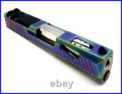 HTA PVD Chameleon Glock 43 43x Complete W3 RMSC Optic Cut Stainless Barrel