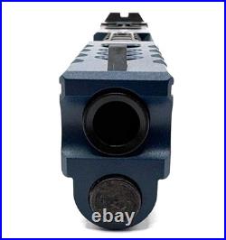 HTA Venom Glock 43 43X NRA Blue Slide RMSc Black Ported Barrel Complete Slide