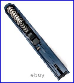 HTA Venom Glock 43 43X NRA Blue Slide RMSc Black Ported Barrel Complete Slide