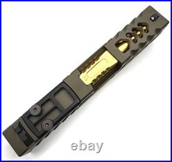 HTA Venom Glock 43 43X OD Green Slide RMSc Cut Gold Ported Barrel Complete Upper