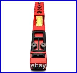 HTA Venom Glock 43 43X Red Slide RMSc Cut Gold Ported Barrel Complete Upper