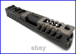 HTA Venom Glock 43/43X Tungsten Gen3 Slide RMSc Cut Ported Barrel Complete Upper