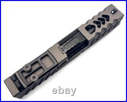 HTA Venom Glock 43/43X Tungsten Gen3 Slide RMSc Cut Ported Barrel Complete Upper