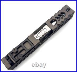 HTA Venom Glock 43/43X Tungsten Gen3 Slide RMSc Cut Ported Barrel Complete Upper