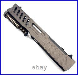 HTA Venom Glock 43/43X Tungsten Gen3 Slide RMSc Cut Ported Barrel Complete Upper