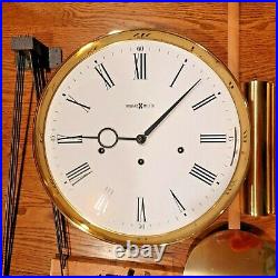 Howard Miller Modern Grandfather Clock Complete Kit Chimes Weights Pendulum