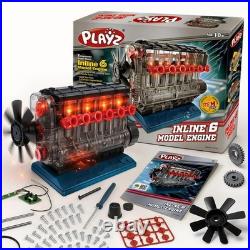 Inline 6 Engine Model Kit Build Your Own Working STEM Engine with 230 Parts