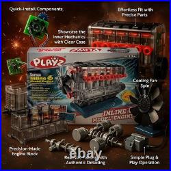Inline 6 Engine Model Kit Build Your Own Working STEM Engine with 230 Parts