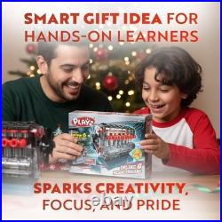 Inline 6 Engine Model Kit Build Your Own Working STEM Engine with 230 Parts