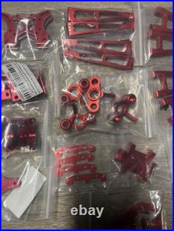 JLB Racing Complete Metal Upgrade Kit Upgrades Red Aluminum Parts 1/10