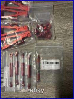 JLB Racing Complete Metal Upgrade Kit Upgrades Red Aluminum Parts 1/10