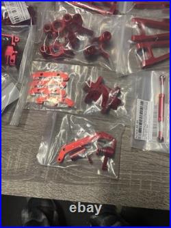 JLB Racing Complete Metal Upgrade Kit Upgrades Red Aluminum Parts 1/10