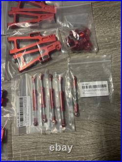 JLB Racing Complete Metal Upgrade Kit Upgrades Red Aluminum Parts 1/10