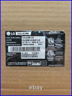 LG 65UJ6200-UA Complete LED TV Repair Parts Kit