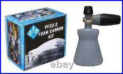 MTM Hydro Parts PF22 Premium Foam Cannon Complete Kit 3 Gun Hose Quick Connect