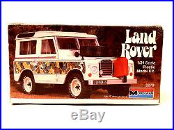 Monogram Land Rover 2279 1/24 Model Kit Open Box Mostly Sealed Parts Complete