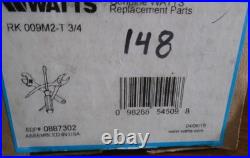NOS Genuine Watts OEM 0887302 COMPLETE PARTS KIT 009M2-T 3/4