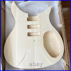 Natural DIY Electric Guitar Kit 325 Mahogany Body Complete Parts US Warehouse