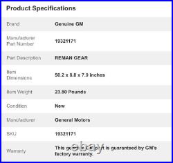 New Power Steering Rack And Pinion For Subaru Impreza 2002-2007 26-2300 ACDelco