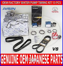 New Toyota Tundra 4.7 V8 Factory Oem Complete Timing Belt Water Pump Kit 14 Pcs