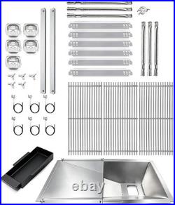 Nexgrill 6 Burner Replacement Parts Kit Complete Stainless Steel Set