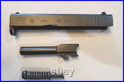 PD Trade-In OEM GLOCK 42 0.380 ACP COMPLETE SLIDE AND LOWER PARTS KIT